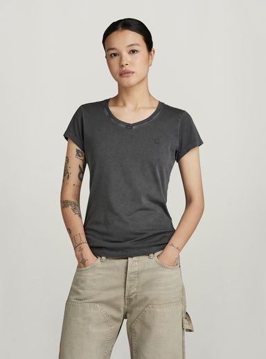 Overdyed Eyben Slim V-Neck Top 2.0